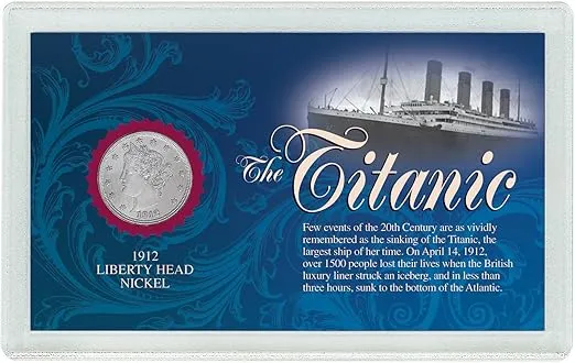 American Coin Treasures Titanic Nickel-1912 Liberty Head Nickel