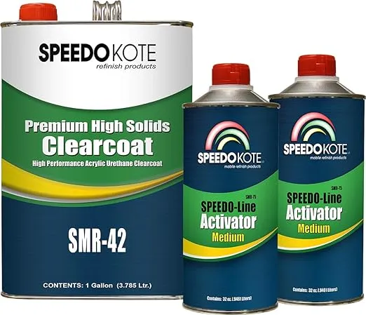 Speedokote Premium High Solids Clear Coat