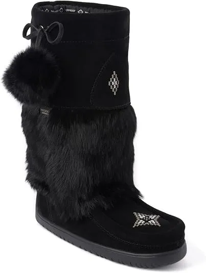 Manitobah Waterproof Snowy Owl Mukluk - Winter Boots, -32C Rated, Suede Leather