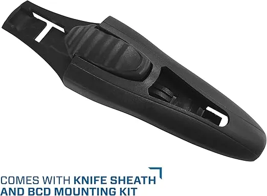 SCUBAPRO Mako Stainless-Steel Diving Knife with 3.5-Inch Blade