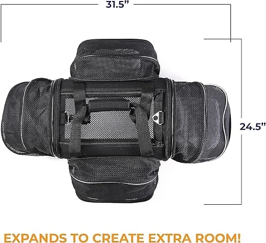 Smiling Paws Pets - Airline Approved Pet Carrier - for Small Pets - TSA Approved - Only 9 Inches Tall (17"x11"x9")