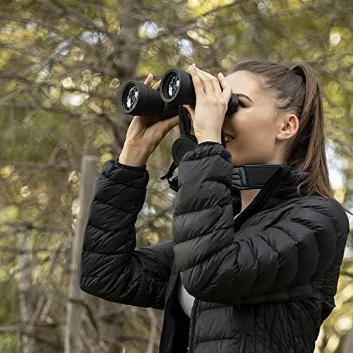 Neoprene Neck Shoulder Strap for Cameras and Binoculars - Comfortable Adjustable Fit for Men and Women with Anti Slip Material - Lightweight Design for Binocular Telescopes, and Rangefinders