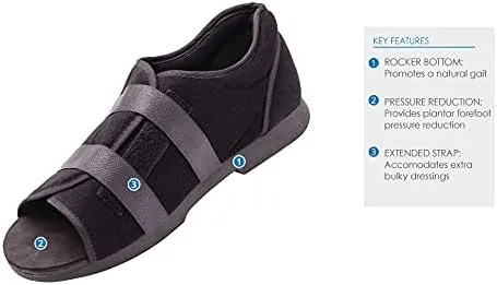 Ossur Soft Top Post-op Shoe for Men and Women | Post Operation Boot (Women's Large)