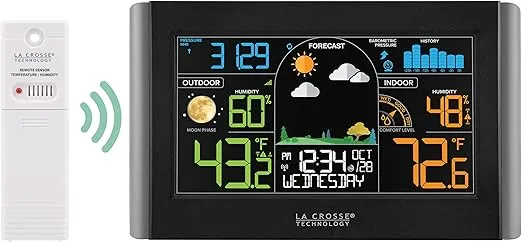 La Crosse Technology S77925-INT Wireless Color Weather Station