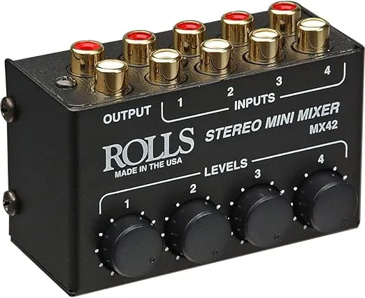 Rolls MX42 Stereo Mini Mixer