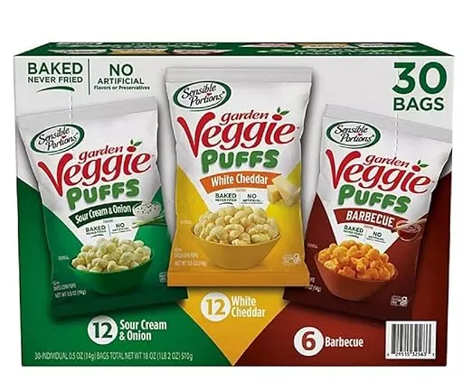 SENSIBLE PORTIONS Screamin' Zesty Ranch Veggie Straws, 4.25 OZ