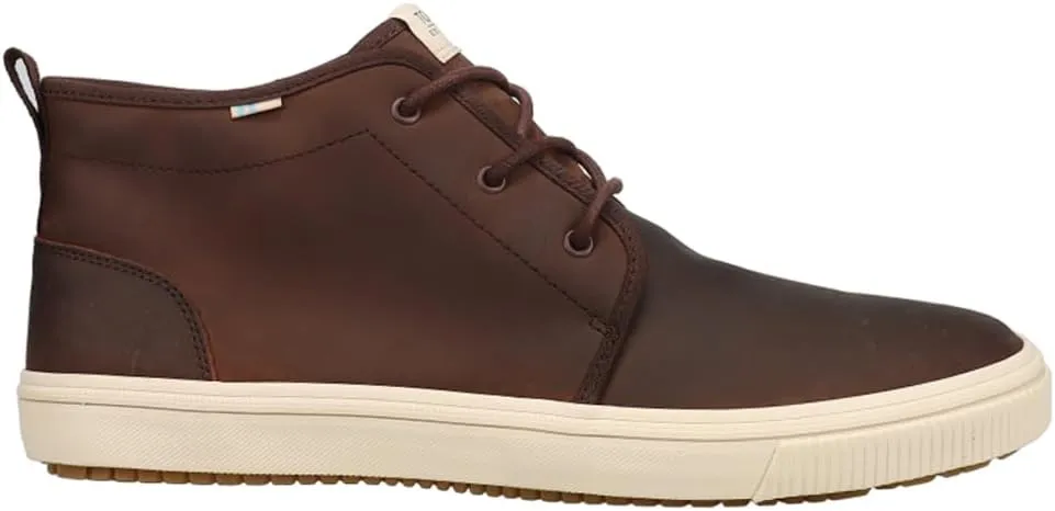 TOMS Mens Carlo Mid Terrain Lace Up Sneakers Shoes Casual - Brown