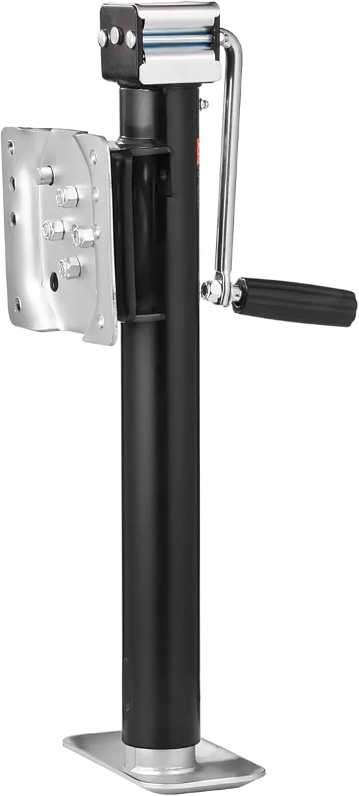 VEVOR 2500 lbs Heavy Duty Swivel Bolt-On Trailer Jack, 15" Lift for RV Trailer, Horse Trailer, Utility Trailer, Yacht Trailer