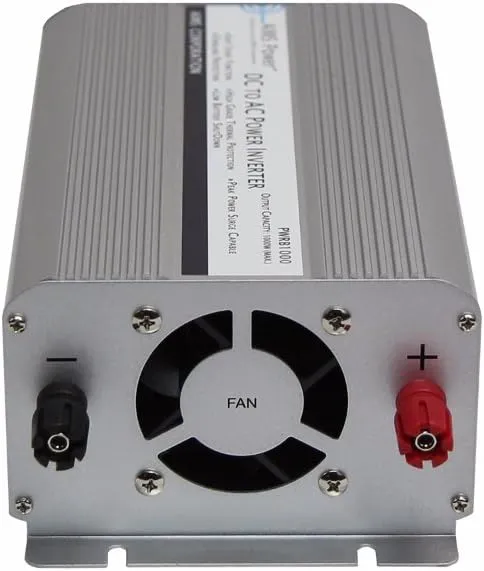 AIMS Power 1000 Watt / 2000 Watt Peak DC to AC Power Inverter, Economical