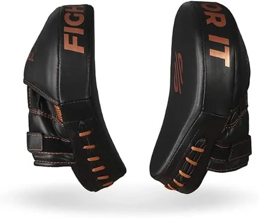 Sanabul Essential Curved Punching Mitts for Boxing Strike Pads & MMA Boxing Mitts Punch Focus Mitts Boxing Coaching Gear