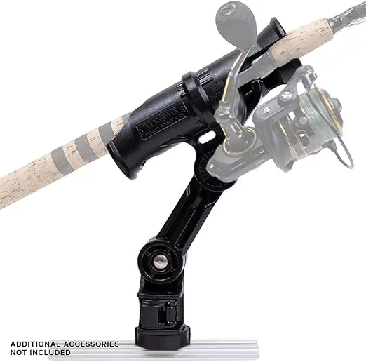 YakAttack Zooka II Rod Holder for Spinning and Casting Rods with LockNLoad Mounting Base