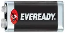 Eveready 5014 Heavy Duty Industrial Batteries, 9 Volt Per Package of 6