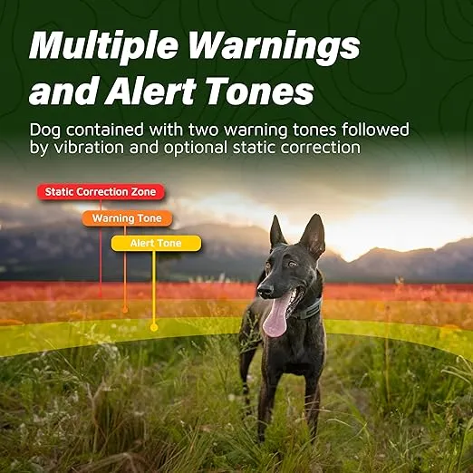 SpotOn Longer Battery Life, GPS Dog Fence, App Based Wireless Dog Fence Collar, Waterproof, Accurate & Reliable GPS Dog Fence System, Virtual Dog GPS Tracker for All Terrain Large/All Carriers