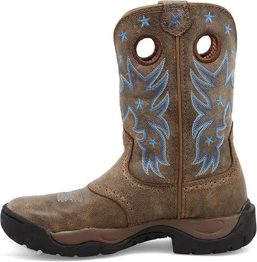 Twisted X Women's 9" All Around Work Boot - Versatile Women's Western Work Boots - Water Resistant Oiled Leather Shaft, Made for Barn Use