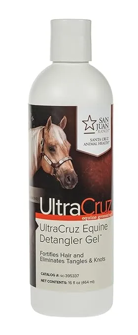UltraCruz - sc-395337 Equine Detangler Gel for Horses, 16 oz