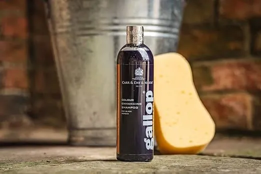 Carr Day Martin Gallop Colour Black 500ml Cleans and Intensifies Natural Coat Color and Sheen.