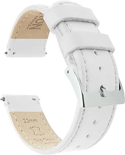 Barton Quick Release - Top Grain Leather Watch Band Strap - Choice of Width - 16mm, 18mm, 19mm, 20mm, 21mm 22mm, 23mm or 24mm