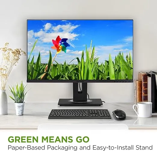 ViewSonic VG2756A-2K 27 Inch IPS 1440p Docking Monitor with 100W USB C, Ethernet RJ45, HDMI, Display Port and 40 Degree Tilt Ergonomics Daisy Chain for Home and Office,Black