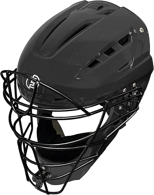 Hockey Style Defender Catcher's Mask with Patented S3 Shock Suspension System | SEI Certified to Meet NOCSAE Standard