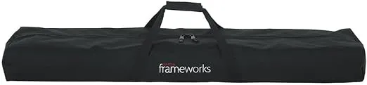 Gator Frameworks Single Compartment Carry Bag-Fits up to (6) Microphone Stands (GFW-6XMICSTANDBAG),Black