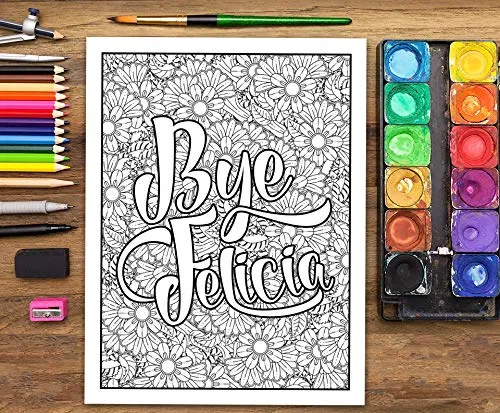 A Snarky Adult Colouring Book: Some People Need a High-Five, In the Face, With a Chair
