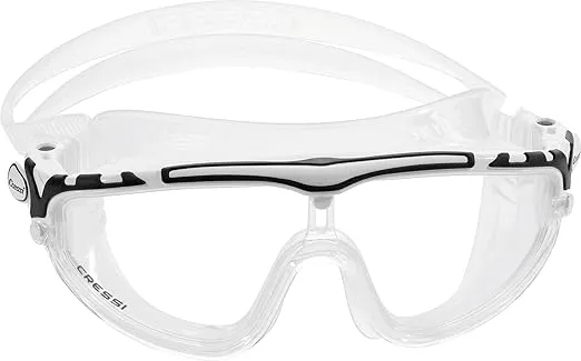 Cressi Adult Wide View Silicone Anti-UV Swimming Mask Skylight: Created in Italy