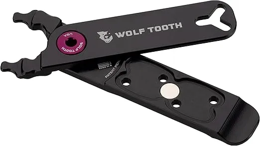 Pack Pliers - Master Link Combo Pliers - Black with Purple Bolt