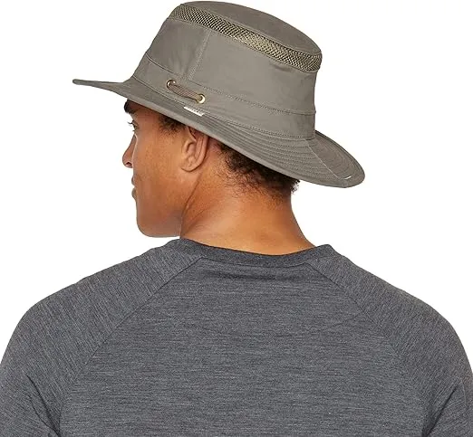 Tilley Womens T5mo Organic Airflo Sun Hat, Olive, 7 5/8 US