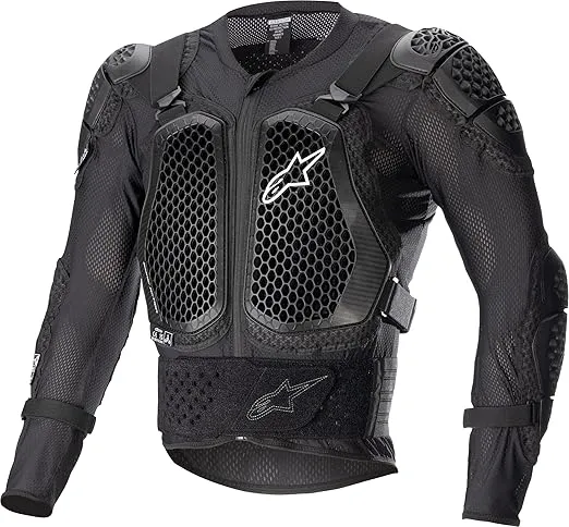 Alpinestars 6506823-10-L: Bionic Action V2 Protection Jacket Black Lg