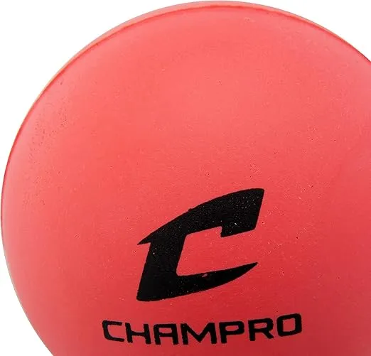 Champro Sports Foam Lacrosse Ball, Pink,12 Pack