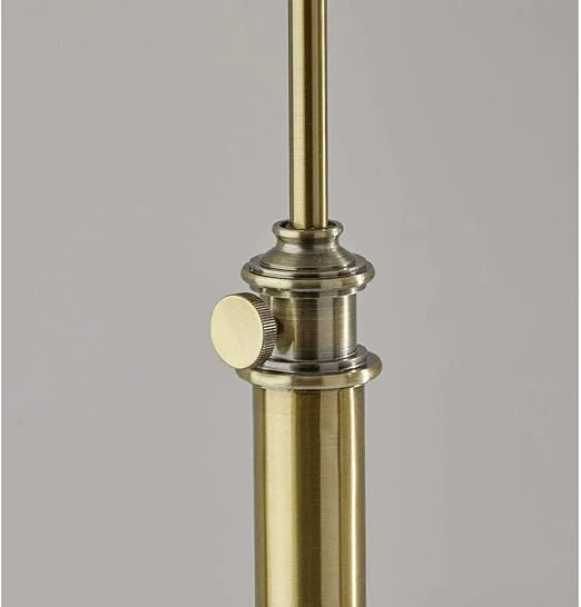 Adesso Home SL1165-21 Transitional Table Lamp from Barton Collection in Brass-Antique Finish, 15.00 inches, Bronze