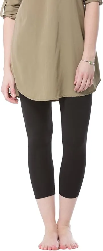 Fishers Finery Ecofabric Capri Legging; Casual Lounge Legging