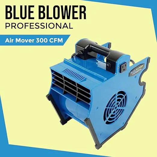 300 CFM High Velocity Air Mover, Carpet Dryer, and Floor Fan. for Water Damage Restoration, Cooling, and Drying.