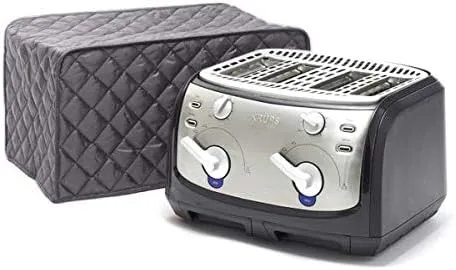 Covermates Keepsakes – Toaster Cover – Dust Protection - Stain Resistant - Washable – Appliance Cover, Slate