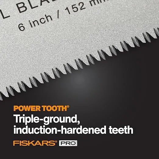 Fiskars PowerTooth® Folding Detail Pull Saw (6 in.)