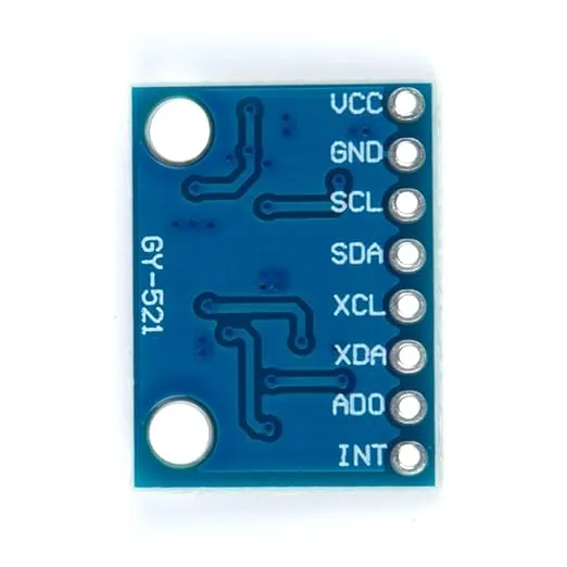 SHILLEHTEK MPU 6050 Module GY-521 Module, 6 DOF 6 Axis Accelerometer Sensor, Raspberry Pi Accelerometer (Compatible with Raspberry Pi Pico and Other Models), Arduino Accelerometer (1pc Unsoldered)