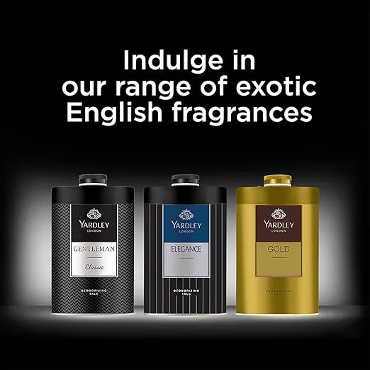 Yardley London Gold Perfumed Talc, 250 Gram