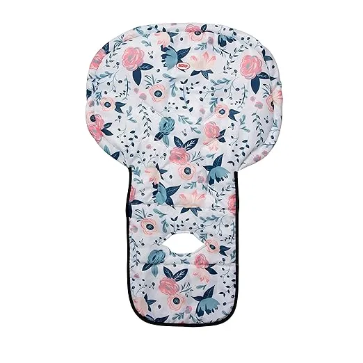 Nuby High Chair Cover Protecting from Spills and Crumbs, Water Resistant, Floral Print