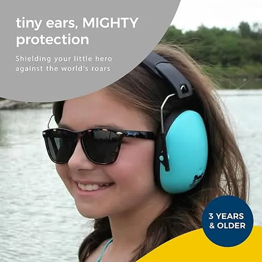 Banz Kidz Earmuffs 2 Years & Older – Loud Noise Canceling Kids Headphones & Toddler Ear Muffs, Size Adjustable