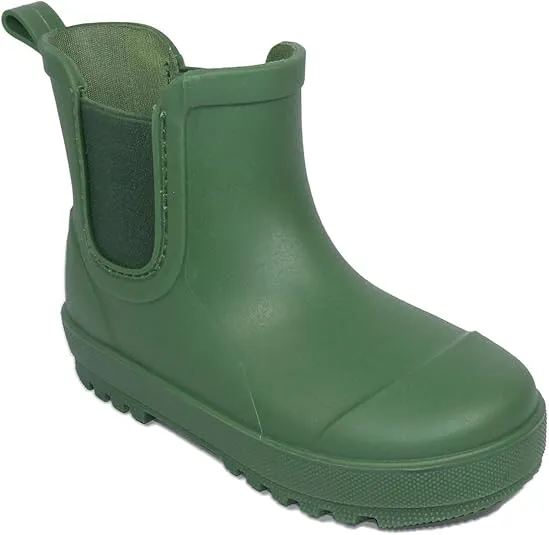 BEARPAW Toddler Rain Boots, Waterproof Rubber Kids Rainboot, Girls/Boys Light Water Shoes for Muddy Park/Hiking