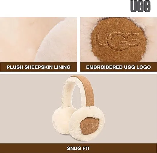 UGG Women's Embroidered Logo Earmuff