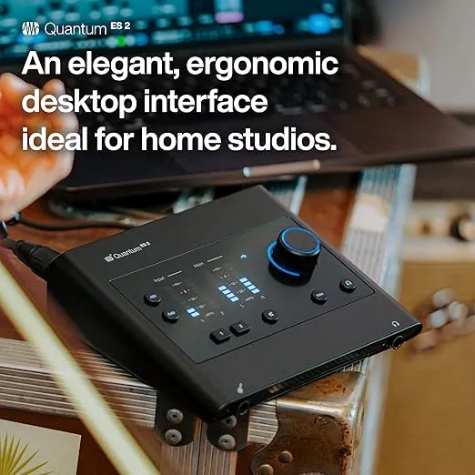 PreSonus Quantum ES 2 2 x 2, 24-bit / 192 kHz USB-C Audio Interface With 6-Month Studio One+ Membership Included