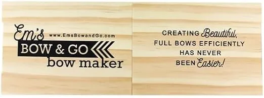 Craig Bachman 22" Em's Bow & Go Bowmaker - Craft Supply Large Bow Fabric Ribbon Holiday Bow Maker