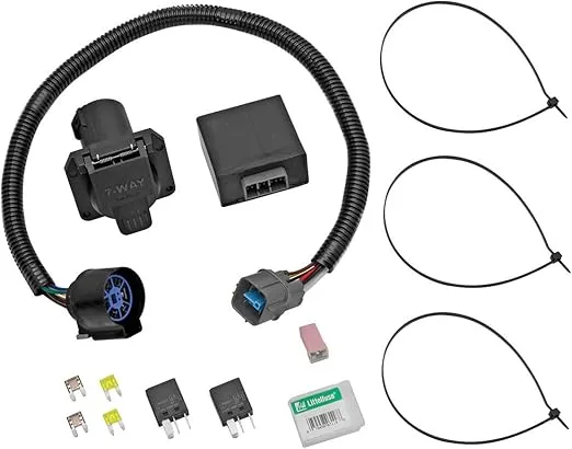 Tekonsha 118253 Tow Harness, 7-Way, w/Circuit Protected ModuLite® HD Module, Compatable with 2009-2011 Honda Pilot, 2009-2014 Honda Ridgeline, black