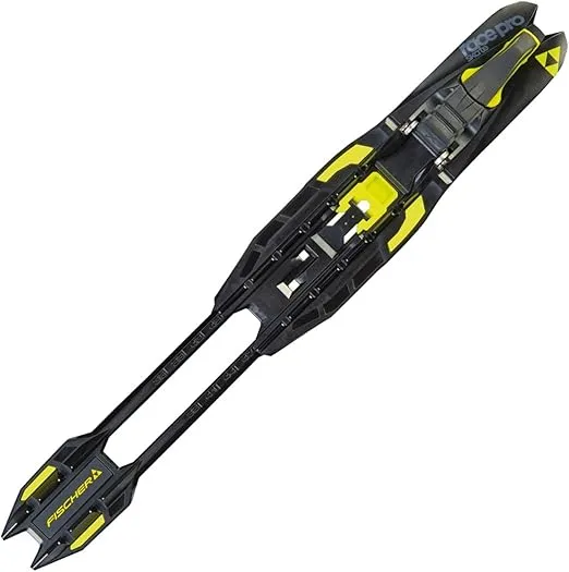 FISCHER Race Pro Skate/Classic IFP No Tools Installation Cross-Country Nordic Ski Binding, Black/Yellow
