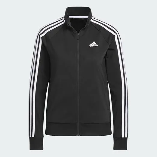 adidas Women's Essentials Warm-Up Slim 3-Stripes Track Top