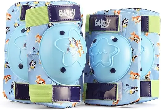 Elbow and Knee Pads for Kids, Protective and Comfortable Outdoor Gear Set for Ages 3+ with Adjustable Velcro Straps, Shock Absorption, Bike Knee Pads for Boys and Girls