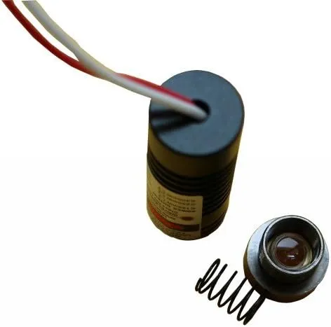 Laser Module 650nm Red Laser "Dot" Diode (Adjust Focus 5mw DC3V-5V)