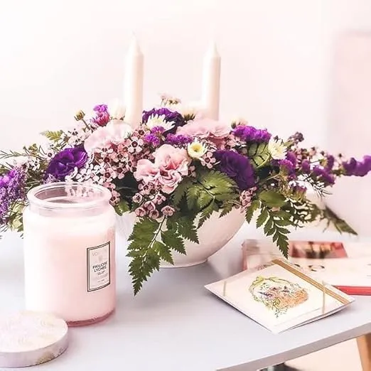 Voluspa Panjore Lychee, Large Candle Jar, 18 oz, 100 Hour Burn Time, All Natural Wicks and Coconut Wax for Clean Burning, Vegan, Poured in the USA
