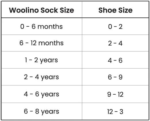 Woolino Wool Baby Socks, Washable Merino Wool Infant Toddler Kids Socks, Newborn to 8 Years (Pack of 3)